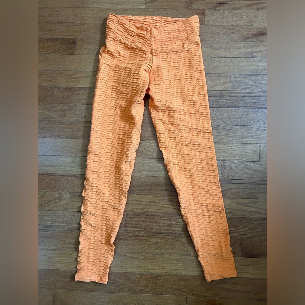 Orange Booty by Brabants Croc Skin Leggings